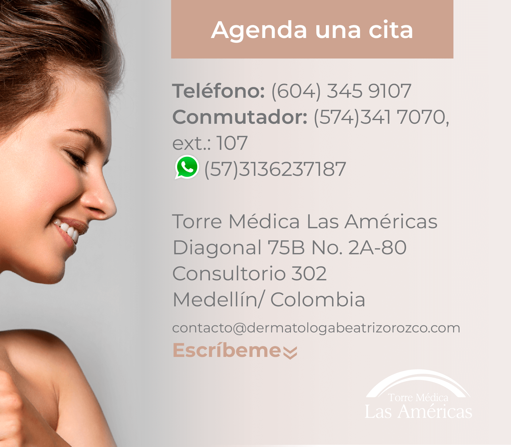 Dermatologa Beatriz Orozco Clinica Las Americas